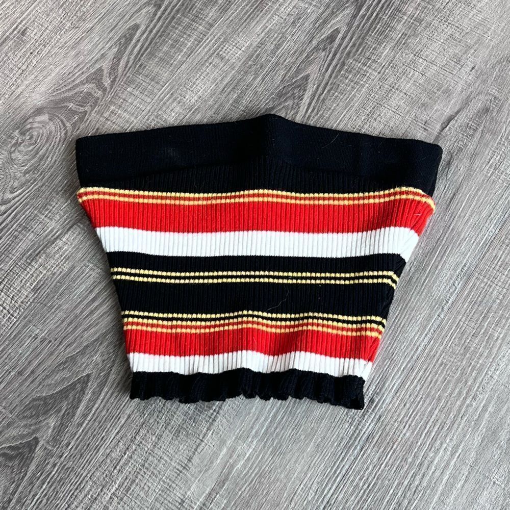 FASHIONNOVA sweater striped tube top